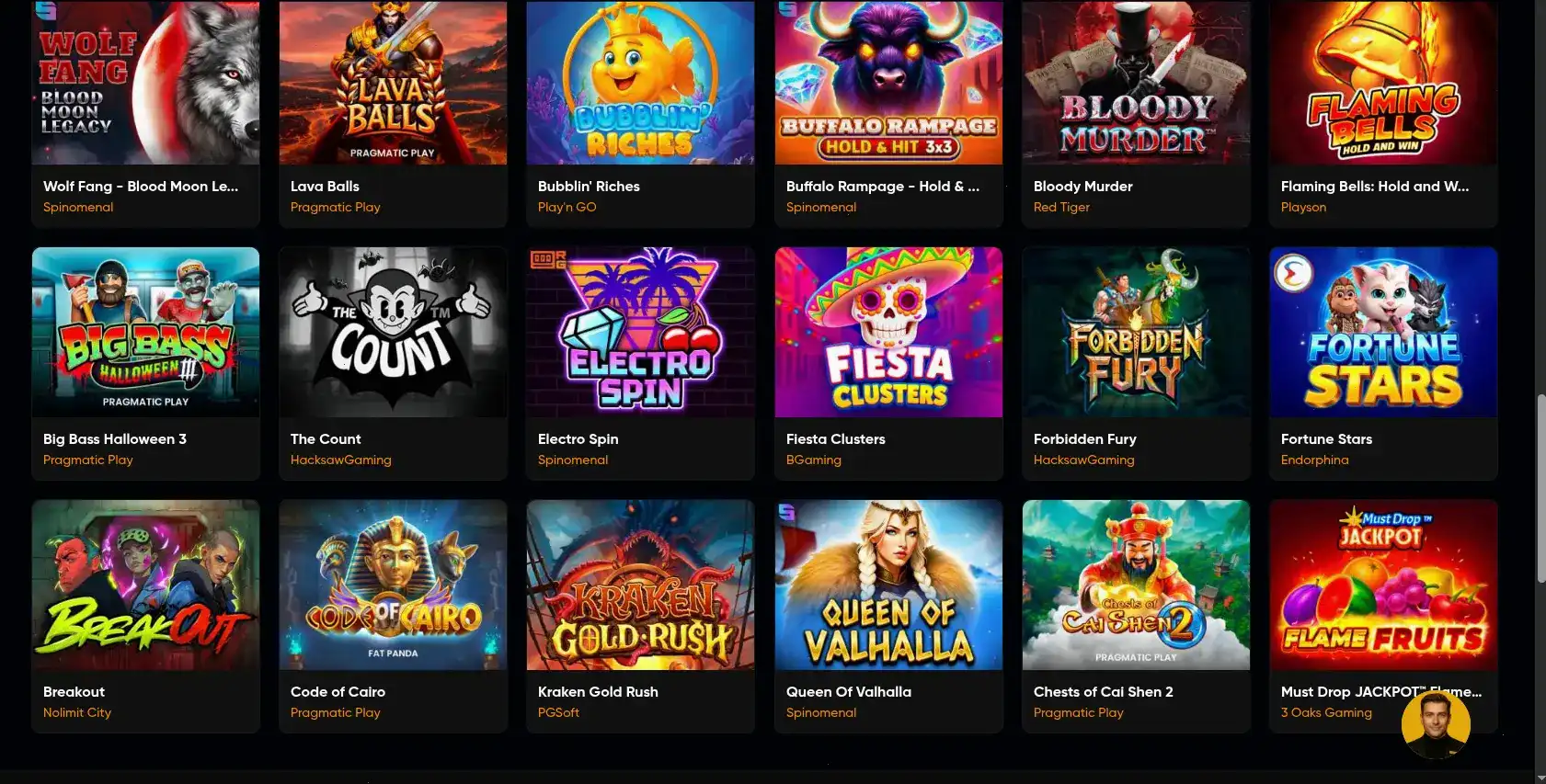 Интерфейс личного кабинета Mad Casino